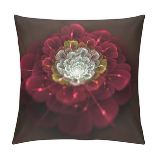 Personality  Fractal Flower Generated Pattern Pillow Covers