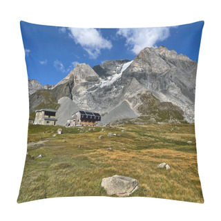 Personality  High-altitude Haven: Mountain Refuge Serenity In Vanoise National Park, Hautes Alps, France Pillow Covers