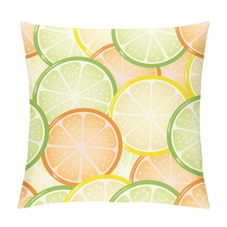 Personality  Seamless Citrus Background Pillow Covers