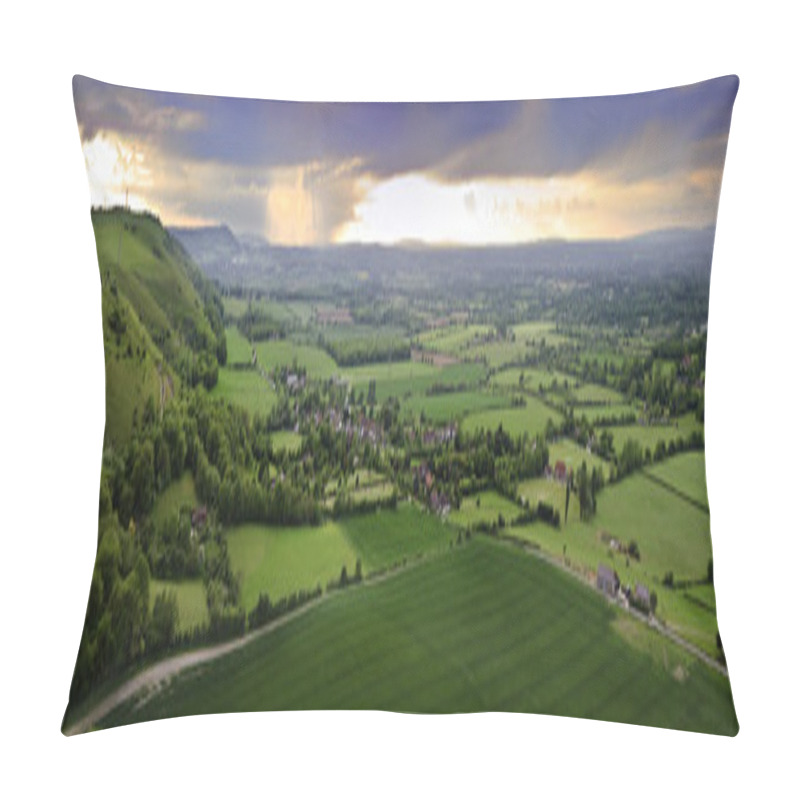 Personality  Beautiful English countryside landscape pillow covers