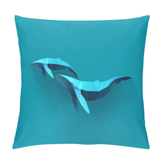 Personality  Whale Family Pillow Covers