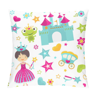 Personality  Princess Background Pillow Covers