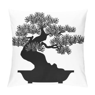Personality  Japanese Bonsai Plant. Potted Plant. Pillow Covers