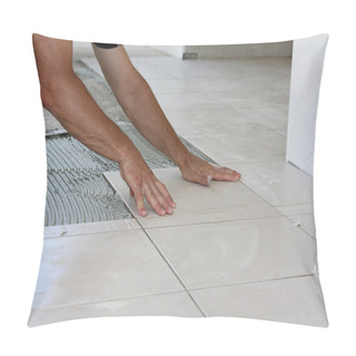 Personality  Tile Laying 0593 Pillow Covers