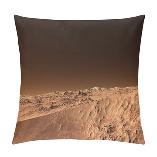 Personality  Mars Scientific Illustration Pillow Covers