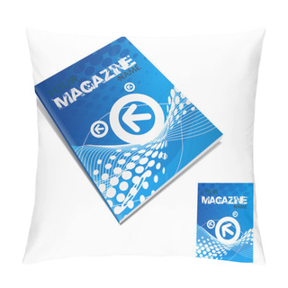 Personality  Magazine Layout Design Pillow Covers