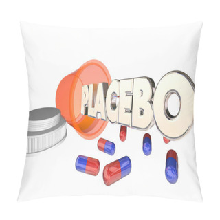 Personality  Container Spilled Pills With Inscription Pillow Covers