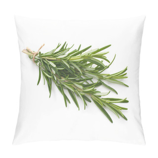Personality  Rosemary Isolated On White Background Pillow Covers