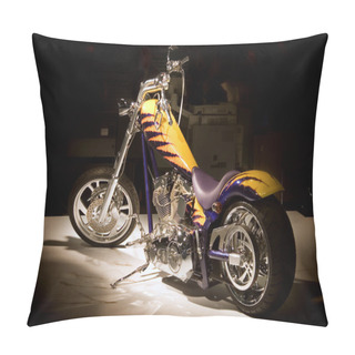 Personality  Chopper Motorcycle Pillow Covers