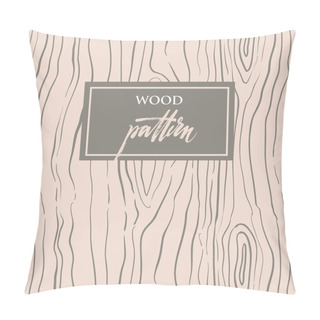 Personality  Wood Texture  Seamless Pattern With Structure Of Tree Pillow Covers