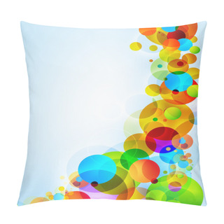 Personality  Color Circles Backgroun Pillow Covers