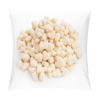 Personality  Heap Of Corn Hearts Isolated On White Pillow Covers