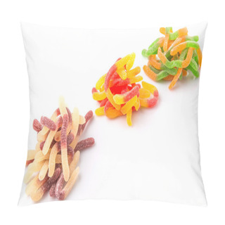 Personality  Colorful Sugar Jelly Candy Strip Pillow Covers