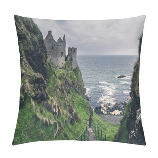 Personality  Medieval Castle On The Seaside, Ireland Pillow Covers