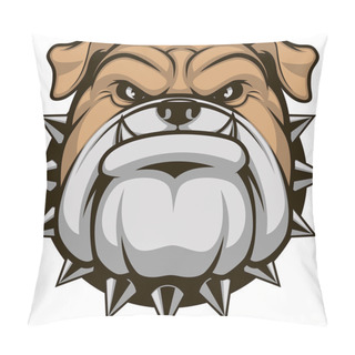 Personality  Head Ferocious Bulldog Pillow Covers