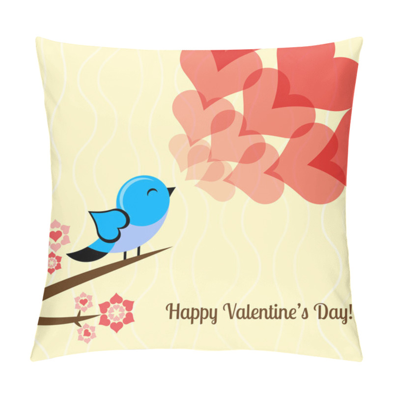 Personality  Vector card for Valentine's day. pillow covers