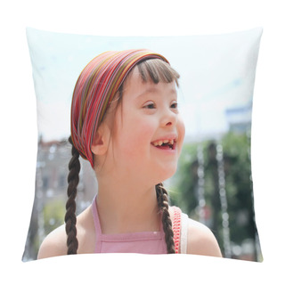 Personality  Happy Girl Pillow Covers
