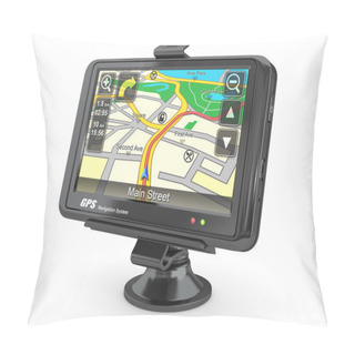 Personality  Navigation System. Gps. 3d Pillow Covers