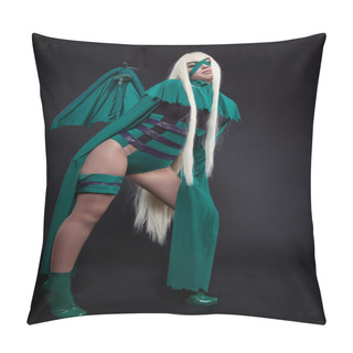 Personality  Green Fury Cosplay Costume Anime Character Pillow Covers