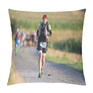 Personality  Dirndltal Extrem Sport Competition In Austria Pillow Covers
