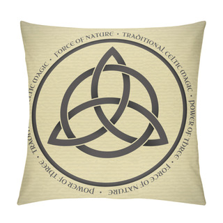 Personality  Triquetra Symbol Pillow Covers