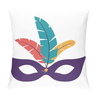 Personality  Mask Carnival Festival Design Pillow Covers