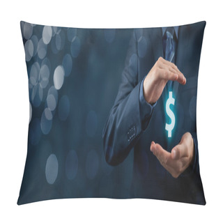 Personality  Dollar Protection Concept Pillow Covers