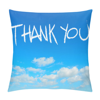Personality  Thank You Written In The Sky Pillow Covers