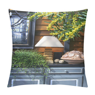 Personality  Mimosa In Interior Pillow Covers