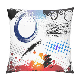 Personality  Grunge Elements Pillow Covers
