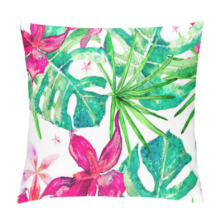 Personality  Orchid Seamless Pattern. Pillow Covers