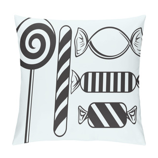 Personality  Icons Set Candies Pillow Covers