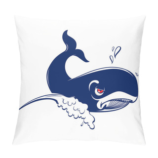 Personality  Cartoon Whale Pillow Covers