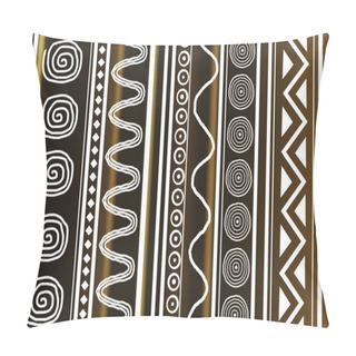 Personality  Brown Ethnic Pattern Pillow Covers