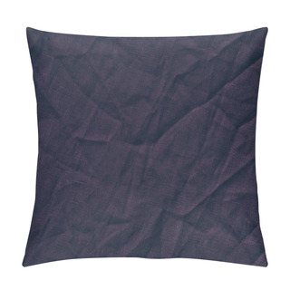 Personality  Dark Purple Linen Fabric Pillow Covers