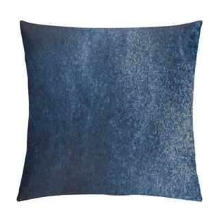 Personality  Snowstorm.Water Dust In Motion Like Snow. Abstract Background Pillow Covers