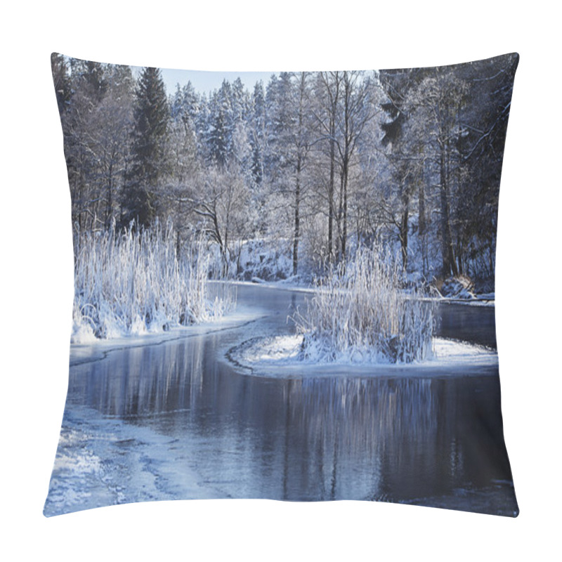 Personality  River landscape pillow covers