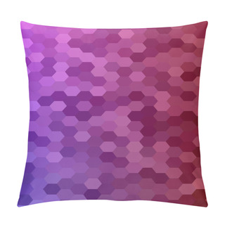 Personality  Abstract Hexagonal Tile Mosaic Background Design Pillow Covers