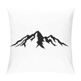 Personality  Hill Vector Image Illustration Isolated Pillow Covers