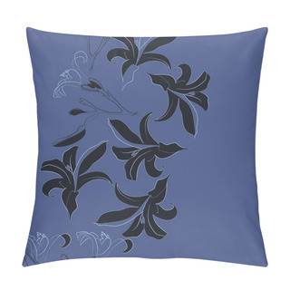 Personality  Abstract Simple Floral Pattern With Copy Space Pillow Covers
