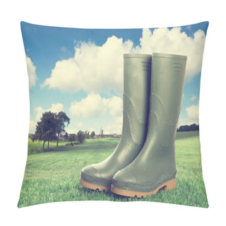 Personality  Wellington Boots Pillow Covers