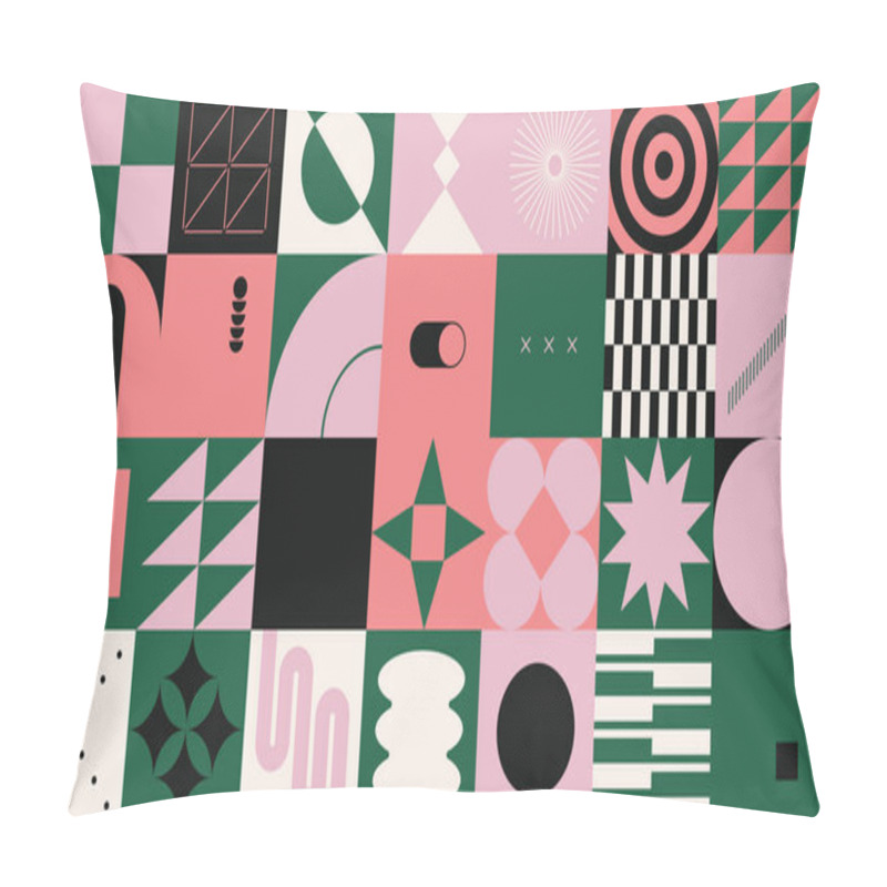 Personality  Brutalism Design Abstract Vector Pattern pillow covers