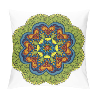 Personality  Colored Abstract Ornament Mandala Pillow Covers