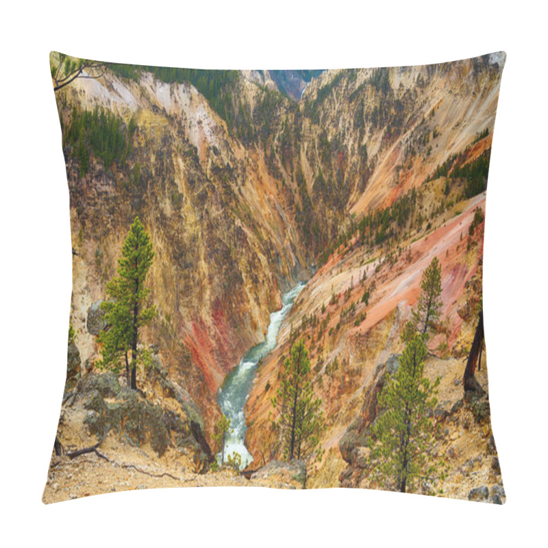 Personality  Grand Canyon of the Yellowstone pillow covers