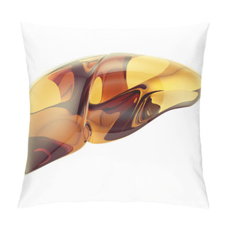 Personality  Human Liver Glass. Decorative. Pillow Covers