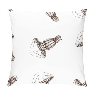 Personality  Hand Drawn Jellyfish Pattern Pillow Covers