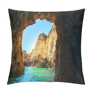 Personality  Rocky Bay In Portugal Pillow Covers