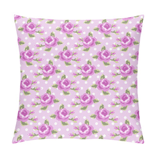 Personality  Retro Pattern With Shabby Chic Roses Pillow Covers