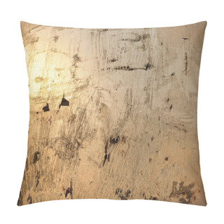 Personality  Abstract Background. Window Chaotically Smeared With Paint, Illuminated By The Sun. Pillow Covers