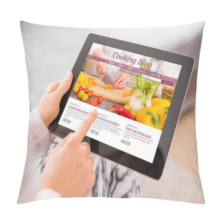 Personality  Cooking Blog On Tablet Pillow Covers